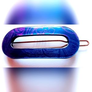 Women's fine hair barrette hand made in France